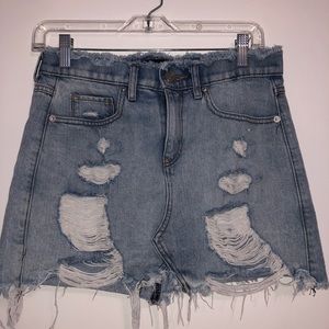 Denim skirt